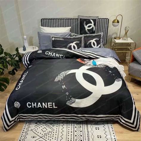 chanel bed set for sale|Chanel bedding set king size.